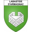Adesivi stemma Labastide-d'Armagnac adesivo