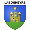 Stickers coat of arms Labouheyre adhesive sticker