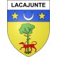 Pegatinas escudo de armas de Lacajunte adhesivo de la etiqueta engomada