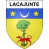 Lacajunte Sticker wappen, gelsenkirchen, augsburg, klebender aufkleber