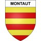 Montaut Sticker wappen, gelsenkirchen, augsburg, klebender aufkleber