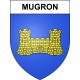 Stickers coat of arms Mugron adhesive sticker