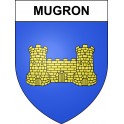 Stickers coat of arms Mugron adhesive sticker