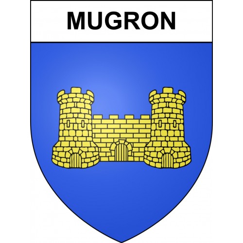 Adesivi stemma Mugron adesivo