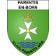 Pegatinas escudo de armas de Parentis-en-Born adhesivo de la etiqueta engomada
