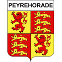 Peyrehorade 40 ville sticker blason écusson autocollant adhésif