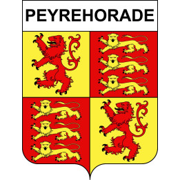 Stickers coat of arms Peyrehorade adhesive sticker