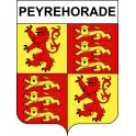 Peyrehorade 40 ville sticker blason écusson autocollant adhésif