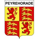 Stickers coat of arms Peyrehorade adhesive sticker
