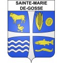 Stickers coat of arms Sainte-Marie-de-Gosse adhesive sticker