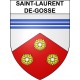 Pegatinas escudo de armas de Saint-Laurent-de-Gosse adhesivo de la etiqueta engomada