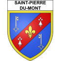 Adesivi stemma Saint-Pierre-du-Mont adesivo