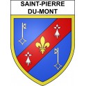 Stickers coat of arms Saint-Pierre-du-Mont adhesive sticker