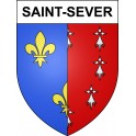 Stickers coat of arms Saint-Sever adhesive sticker