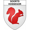 Pegatinas escudo de armas de Soorts-Hossegor adhesivo de la etiqueta engomada