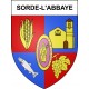 Sorde-l'Abbaye Sticker wappen, gelsenkirchen, augsburg, klebender aufkleber