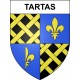 Tartas 40 ville sticker blason écusson autocollant adhésif