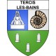 Pegatinas escudo de armas de Tercis-les-Bains adhesivo de la etiqueta engomada