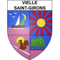 Vielle-Saint-Girons 40 ville sticker blason écusson autocollant adhésif