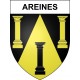 Areines 41 ville sticker blason écusson autocollant adhésif