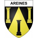 Areines 41 ville sticker blason écusson autocollant adhésif