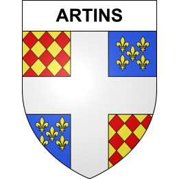 Stickers coat of arms Artins adhesive sticker