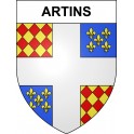 Artins 41 ville sticker blason écusson autocollant adhésif