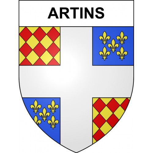 Stickers coat of arms Artins adhesive sticker