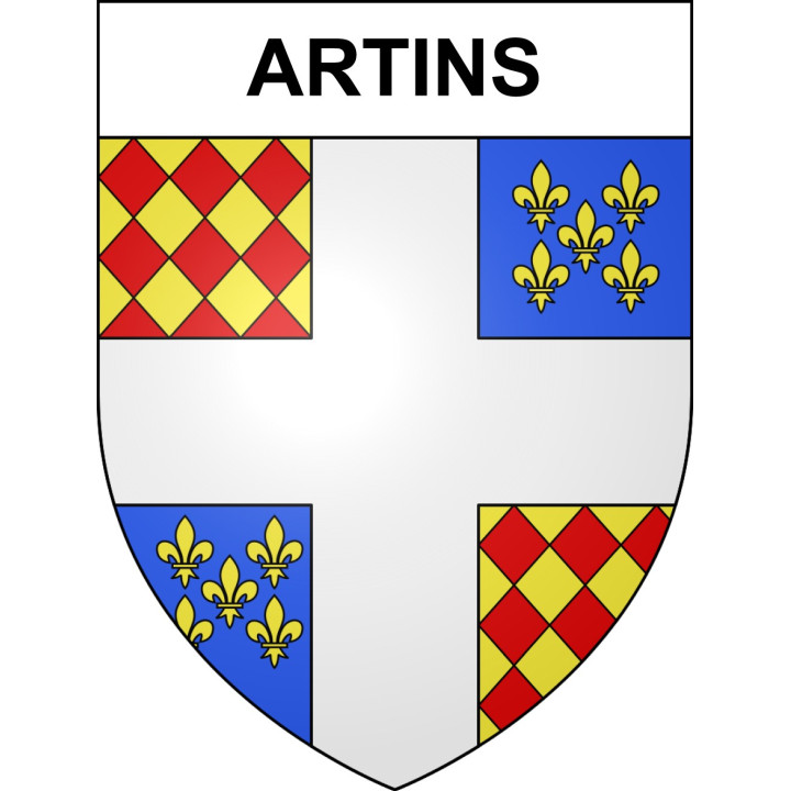 Artins 41 ville sticker blason écusson autocollant adhésif