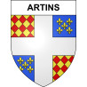 Stickers coat of arms Artins adhesive sticker