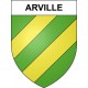 Arville 41 ville sticker blason écusson autocollant adhésif