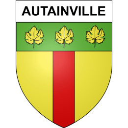 Stickers coat of arms Autainville adhesive sticker