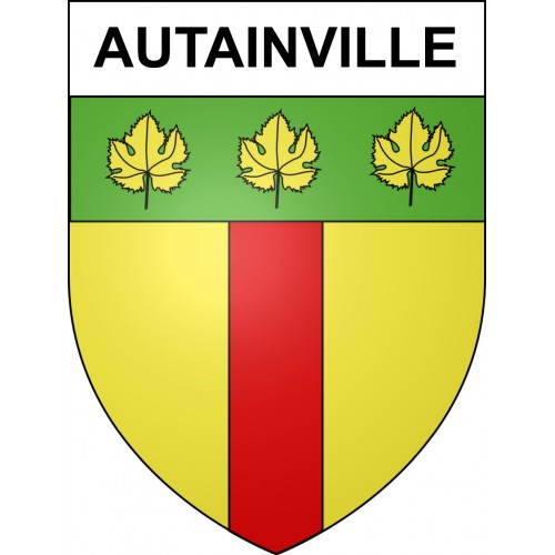 Autainville Sticker wappen, gelsenkirchen, augsburg, klebender aufkleber