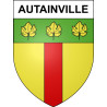 Autainville Sticker wappen, gelsenkirchen, augsburg, klebender aufkleber