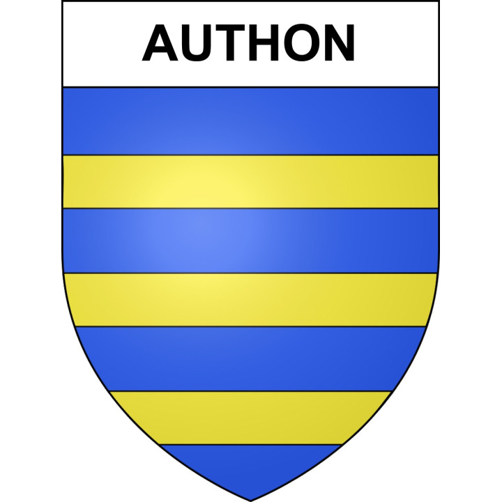 Stickers coat of arms Authon adhesive sticker