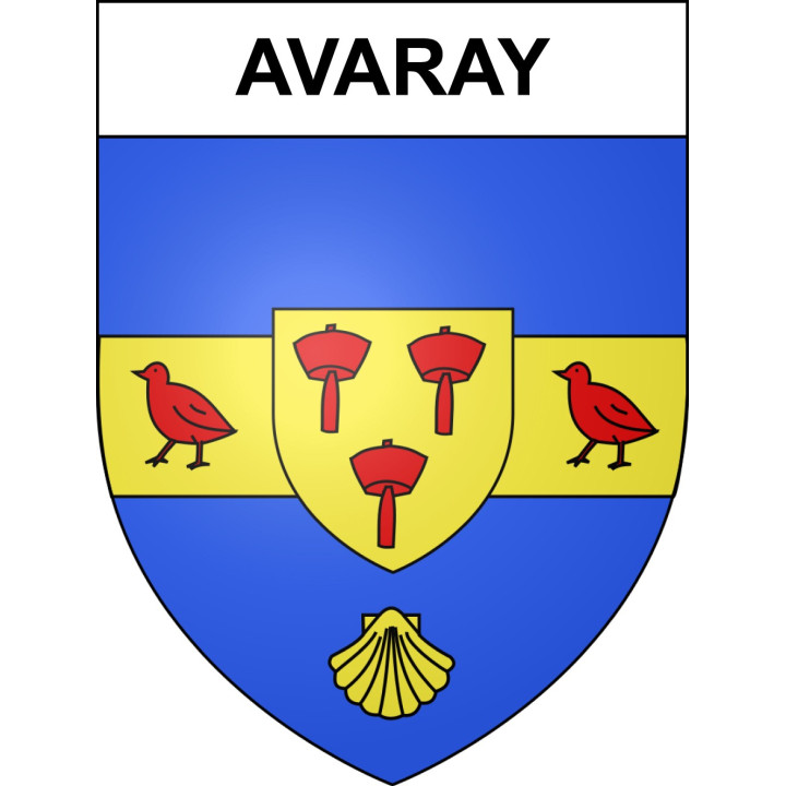 Avaray 41 ville sticker blason écusson autocollant adhésif