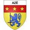 Azé Sticker wappen, gelsenkirchen, augsburg, klebender aufkleber