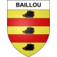 Stickers coat of arms Baillou adhesive sticker