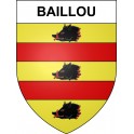 Baillou Sticker wappen, gelsenkirchen, augsburg, klebender aufkleber