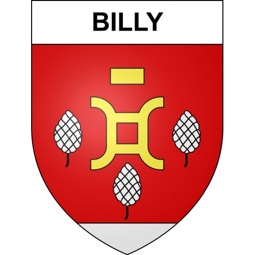 Pegatinas escudo de armas de Billy adhesivo de la etiqueta engomada
