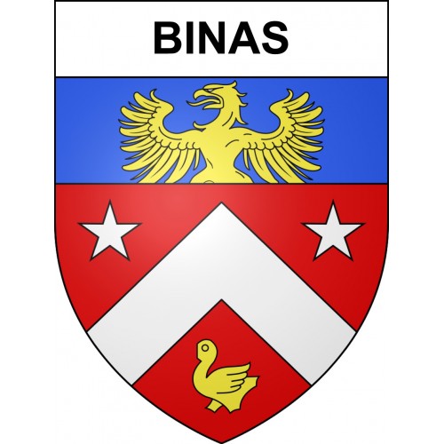 Adesivi stemma Binas adesivo