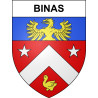 Stickers coat of arms Binas adhesive sticker