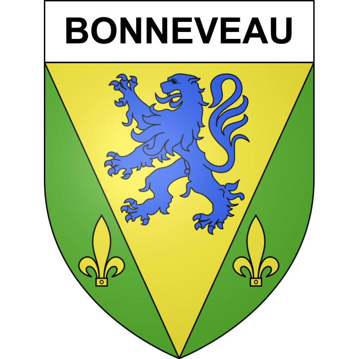 Bonneveau 41 ville sticker blason écusson autocollant adhésif