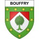 Bouffry 41 ville sticker blason écusson autocollant adhésif