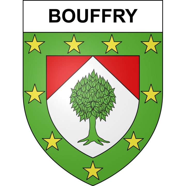 Stickers coat of arms Bouffry adhesive sticker