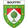 Pegatinas escudo de armas de Bouffry adhesivo de la etiqueta engomada