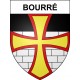 Bourré Sticker wappen, gelsenkirchen, augsburg, klebender aufkleber