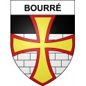 Bourré Sticker wappen, gelsenkirchen, augsburg, klebender aufkleber
