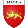 Adesivi stemma Bracieux adesivo
