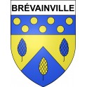 Brévainville 41 ville sticker blason écusson autocollant adhésif